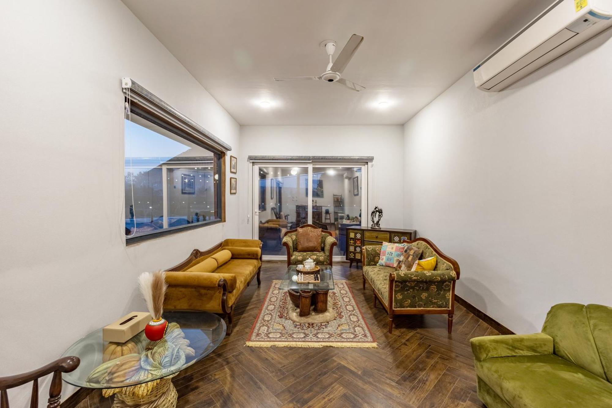 Elivaas Hidden Oasis 4Bhk With Pool, Mud House & Container House Villa Dhauj Buitenkant foto