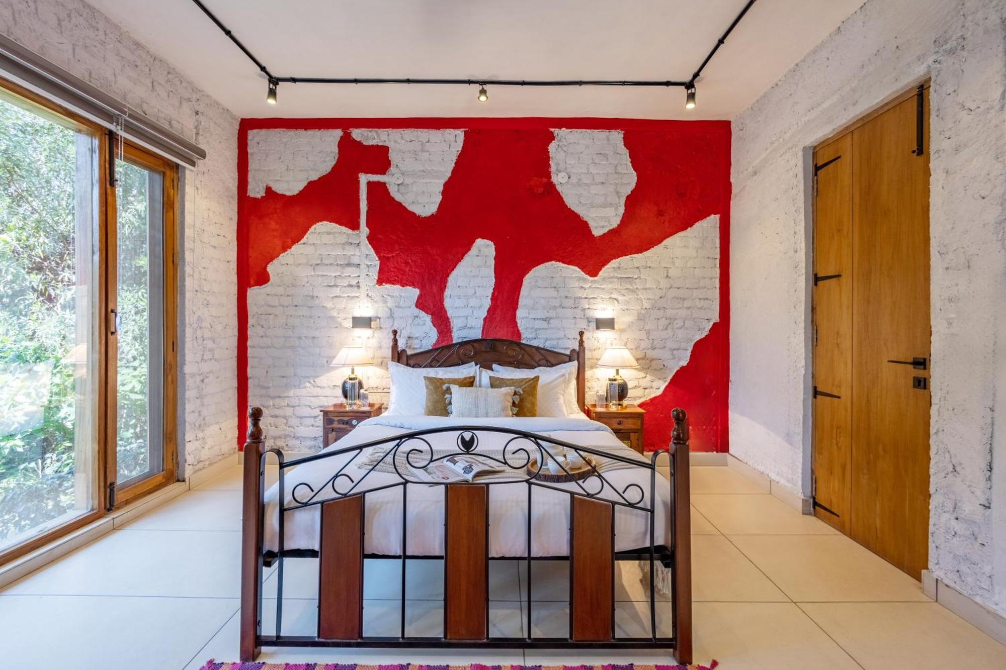 Elivaas Hidden Oasis 4Bhk With Pool, Mud House & Container House Villa Dhauj Buitenkant foto