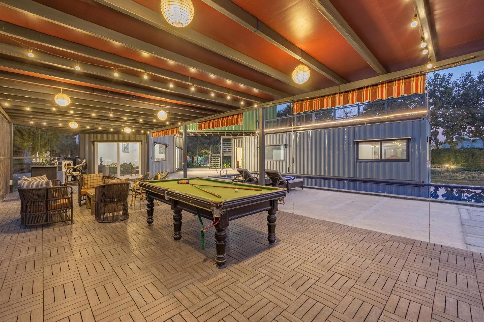 Elivaas Hidden Oasis 4Bhk With Pool, Mud House & Container House Villa Dhauj Buitenkant foto