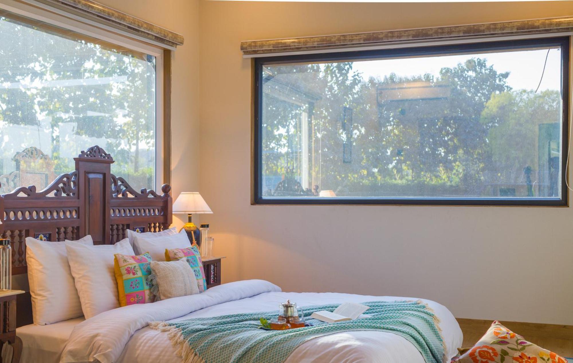 Elivaas Hidden Oasis 4Bhk With Pool, Mud House & Container House Villa Dhauj Buitenkant foto
