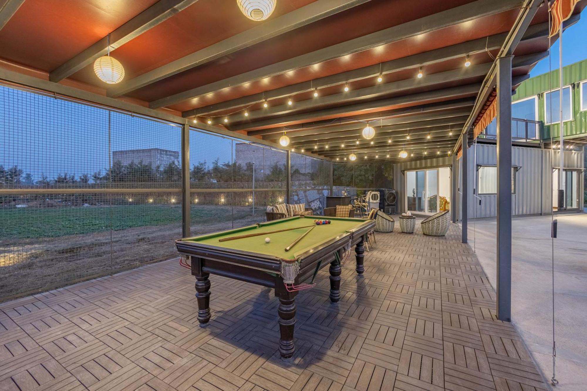 Elivaas Hidden Oasis 4Bhk With Pool, Mud House & Container House Villa Dhauj Buitenkant foto